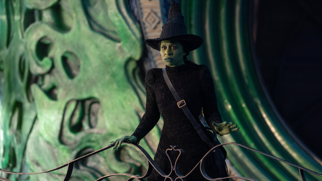 Cynthia Erivo is Elphaba in 'Wicked', directed by Jon M. Chu. Photo: Universal Pictures.