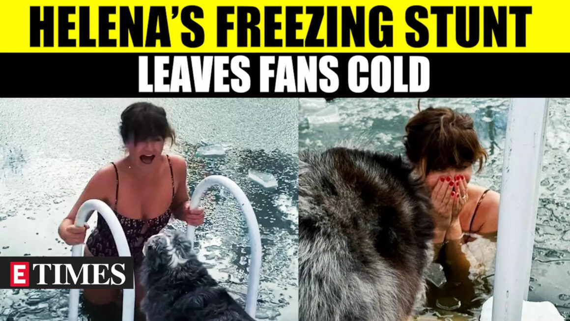 Helena Christensen's Cold Plunge Stuns Fans; Internet Reacts