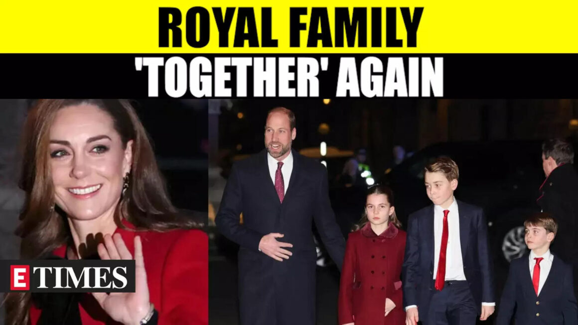 Prince William and Kate Share Festive Night Out With Kids; The King and Queen Give It A Miss