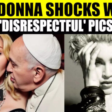 Madonna Stirs Controversy With ‘Cringe’ Post, ‘Poses’ Too Closely With Pope In Faux Snaps