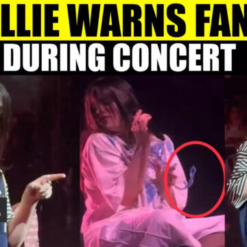 Billie Eilish Warns Concertgoers Before Performing Hit Song, Takes Caution At Concert