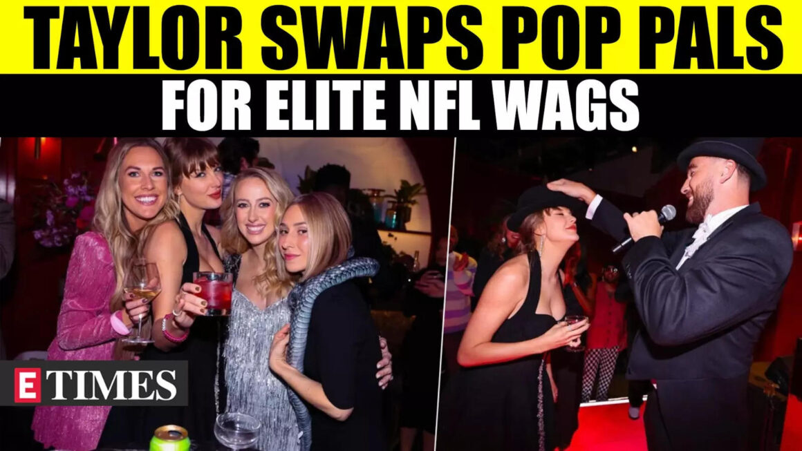 Taylor Swift’s Starry Celebration With Travis Kelce; Ditches Pop Crew for NFL’s Elite Circle