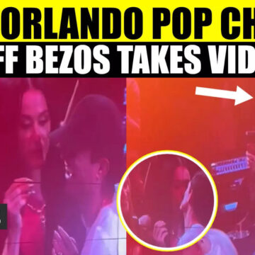 Katy Perry and Orlando Bloom Share Cherry At Usher’s Concert While Jeff Bezos Records Video