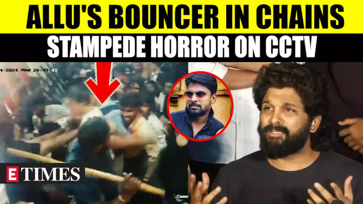 Authorities Suspect Allu Arjun’s Bouncer Played A Key Role In Stampede; CCTV Footage Shocks Everyone; WATCH | Telugu Movie News