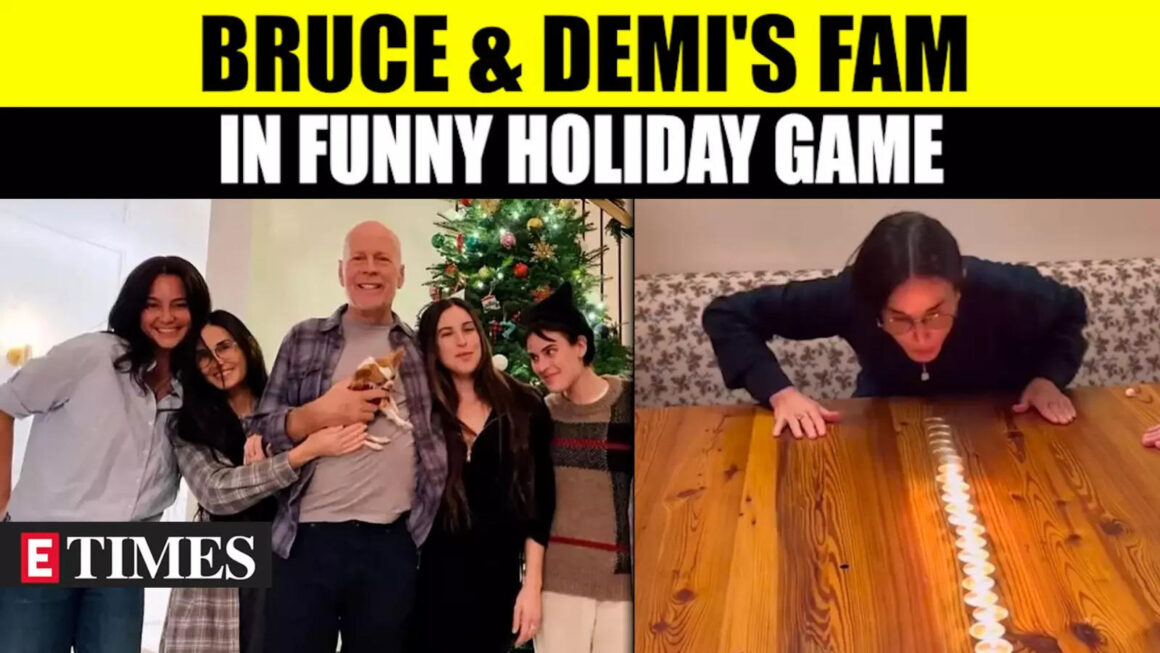 Demi Moore Has A Fun Game Night With Daughters As Ex Bruce Willis’ Family Embraces Festive Season