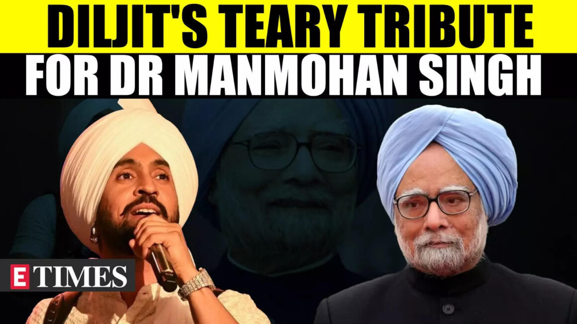 Diljit Dosanjh’s Emotional Tribute To Late Manmohan Singh; Heartfelt Life Lessons Shared At Concert; WATCH