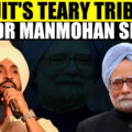 Diljit Dosanjh’s Emotional Tribute To Late Manmohan Singh; Heartfelt Life Lessons Shared At Concert; WATCH