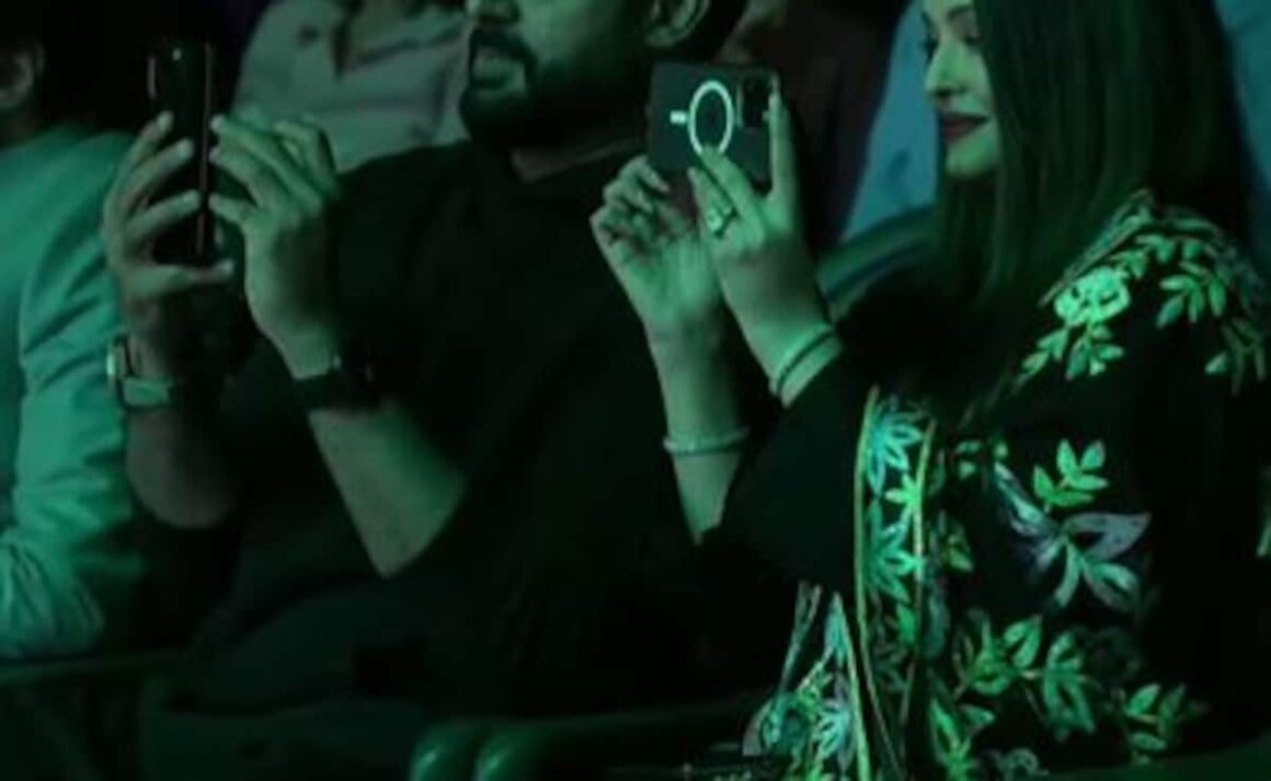 Abhishek And Aishwarya Bachchan Record Aaradhya’s Performance On Phone (Together)