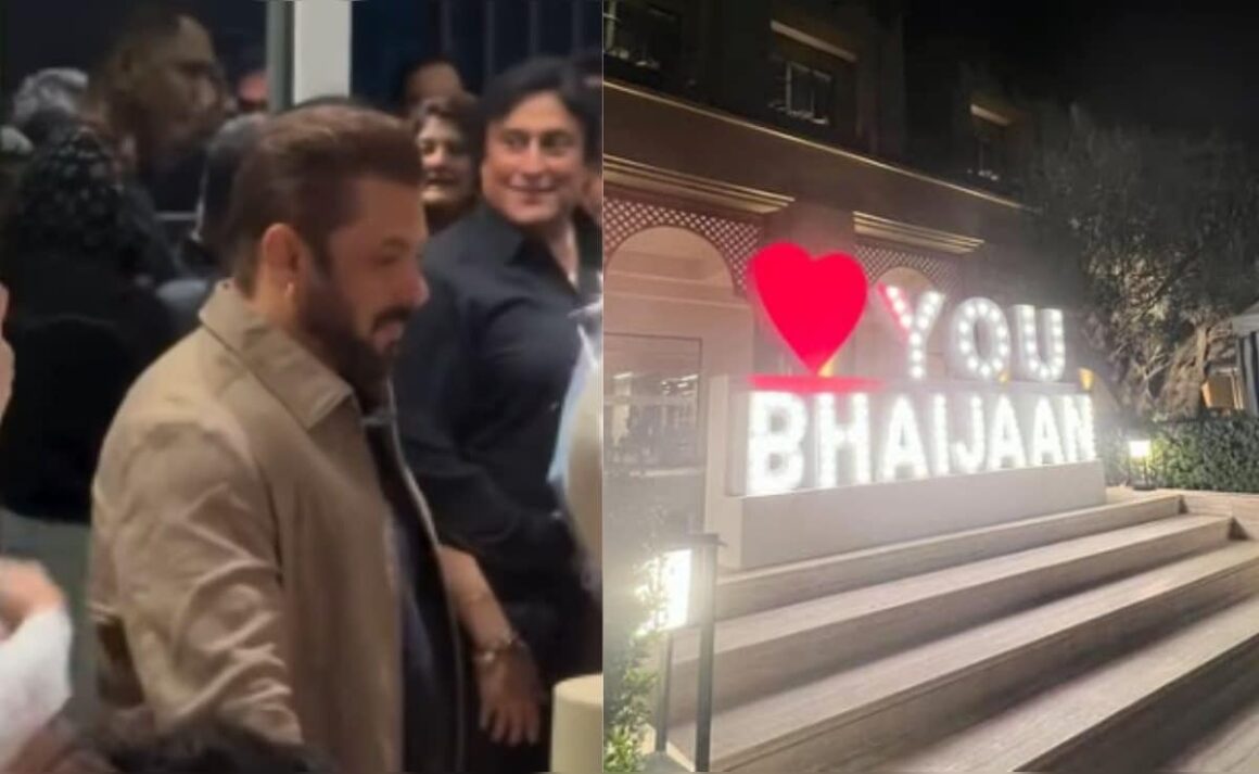 Fireworks, ‘Bhaijaan’ Signs, Starry Decor