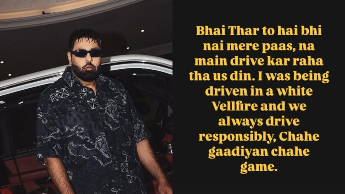 “Defamatory reports”: Badshah refutes involvement in traffic violation in Delhi-NCR