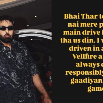 “Defamatory reports”: Badshah refutes involvement in traffic violation in Delhi-NCR