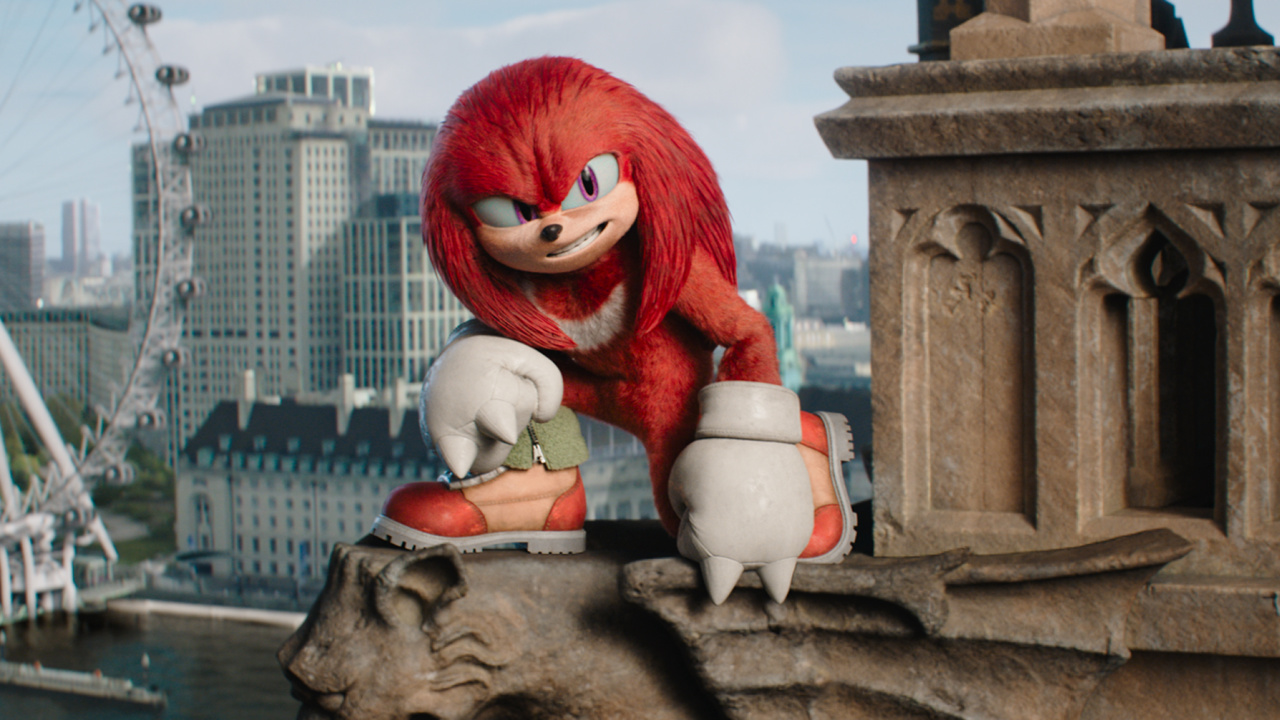 Knuckles (Idris Elba) in 'Sonic the Hedgehog 3' from Paramount Pictures and Sega of America, Inc.