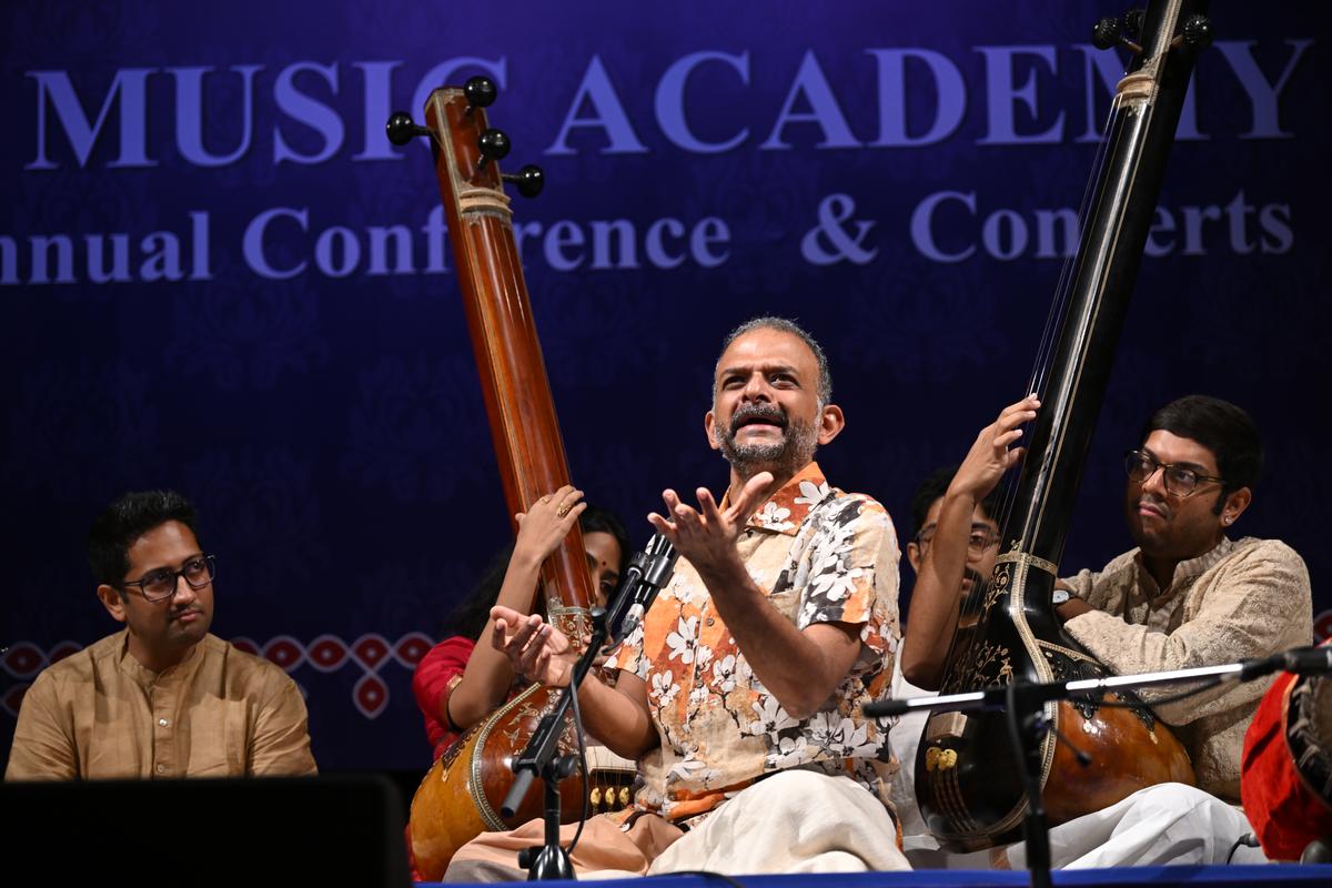 T.M. Krishna rendered Perumal Murugan’s verses as a Viruttam in ragas Karaharapriya, Varali and Anandabhairavi. 