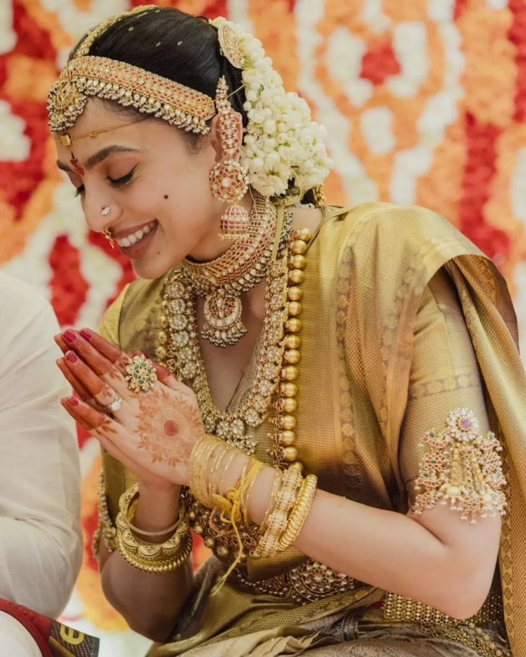 Sobhita Dhulipala's traditional south indian jewellery