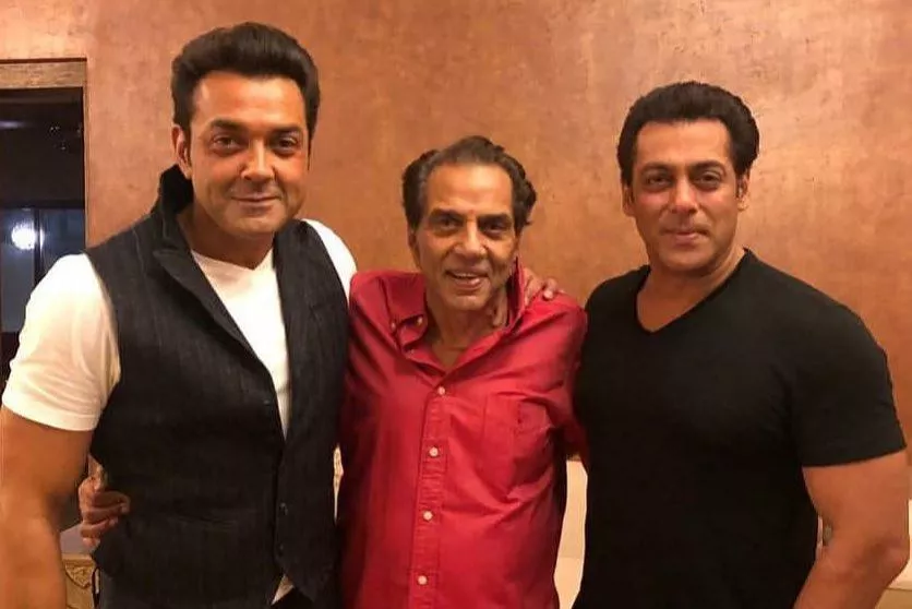 Salman Khan, Dharmendra, Bobby Deol