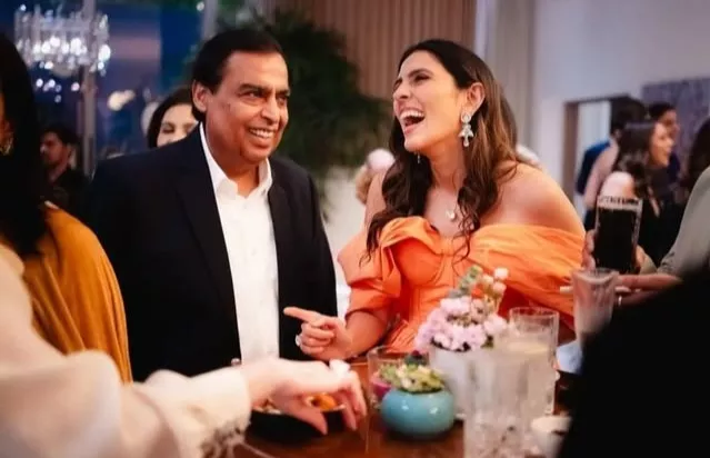 Nita Ambani, Mukesh Ambani, Radhika Merchant, Shloka Mehta, Isha Ambani, Shah Rukh Khan, Jahnvi Kapoor, Orry, Khushi Kapoor, NMACC Art Cafe