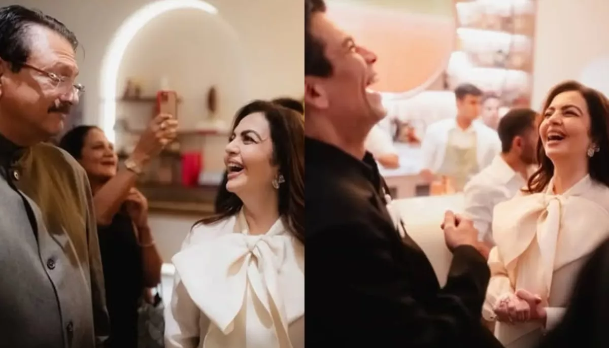 Nita Ambani, Mukesh Ambani, Radhika Merchant, Shloka Mehta, Isha Ambani, Shah Rukh Khan, Jahnvi Kapoor, Orry, Khushi Kapoor, NMACC Art Cafe, Katrina Kaif, Shahid Kapoor