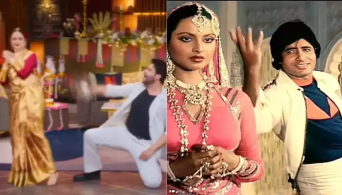 Amitabh Bachchan And Rekha’s ‘Salaam-E-Ishq’ Dance Gets Recreated As Krushna Abhishek Roleplays