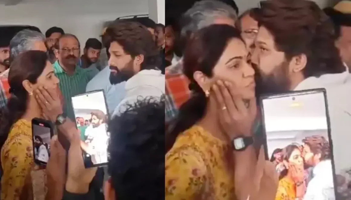 Allu Arjun Kisses Crying Wife, Sneha As Police Arrests Him, He Was Angry They Entered His Bedroom