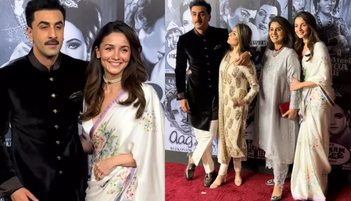 Raj Kapoor 100th Birth Anniversary: Alia Turns 'Kapoor Bahu', Ranbir Flaunts Moustache Like 'Dadaji'