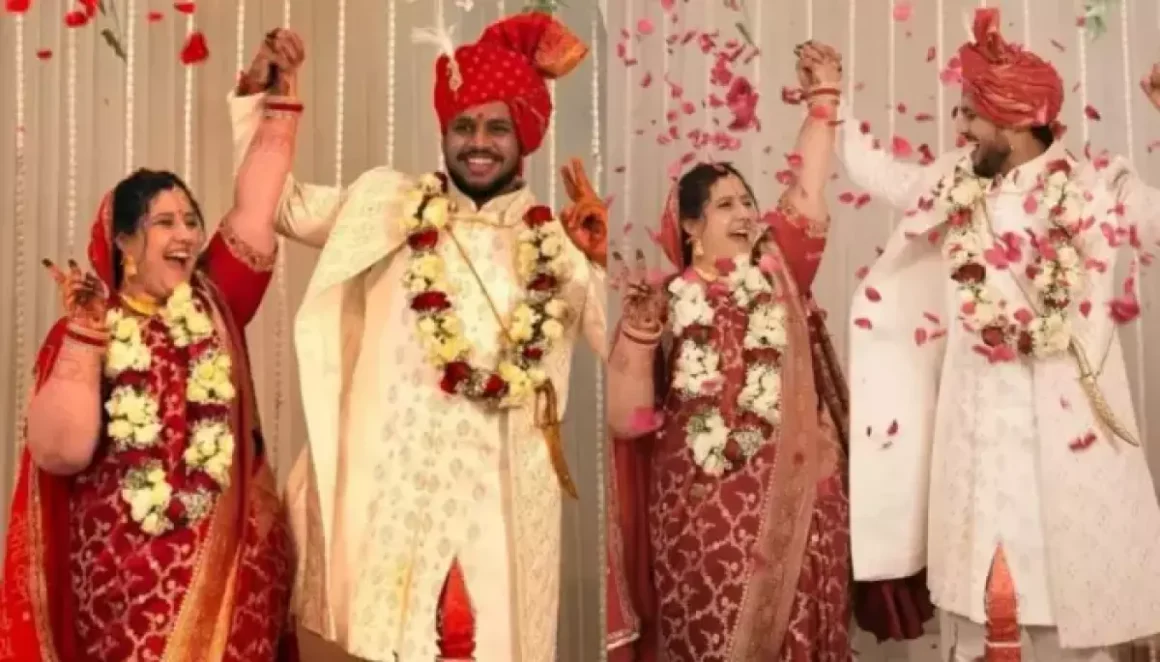 ‘Karishma Ka Karishma’ Fame, Jhanak Shukla Marries BF, Swapnil Suryawanshi In A Gorgeous Red Saree