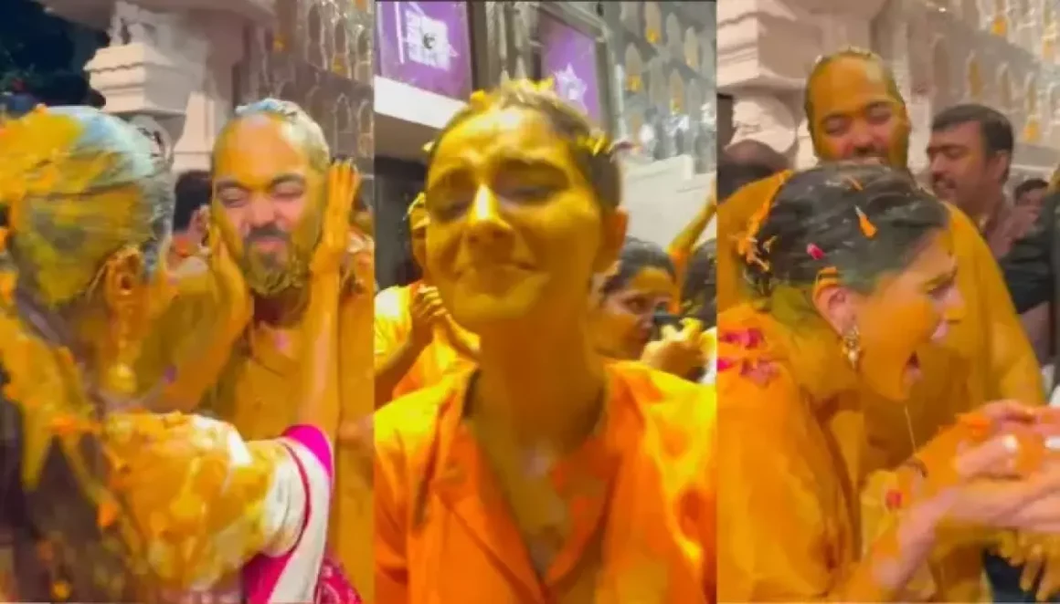 Orry Drops Unseen Glimpses Of Anant Ambani-Radhika Merchant’s Fun-Filled ‘Haldi’ Ceremony In Video