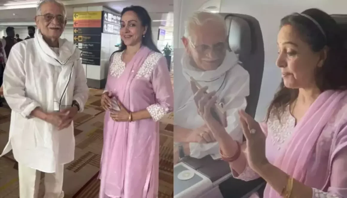 Icons, Hema Malini And Gulzar’s Surprise Meeting On Flight, Former Pens, ‘Was Lovely Catching Up…’