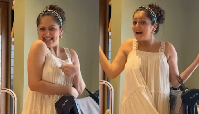 Drashti Dhami Shares Glimpse Of Motherhood Journey In New Post, Flexes Skills With Baby Equipment