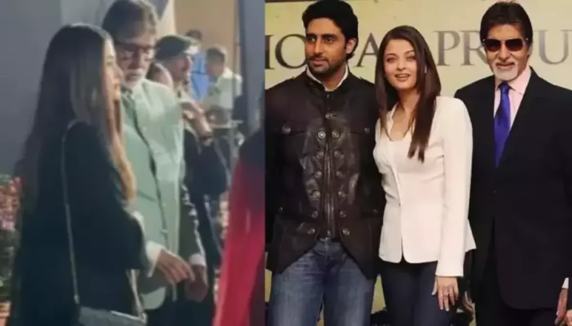 Amid Family Dispute Buzz, Aishwarya Takes Care Of FIL Amitabh Bachchan, Holds His Hand At DAIS Event