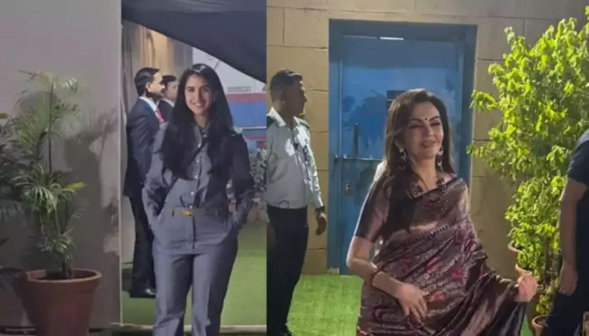 Ambani’s ‘Choti Bahu’, Radhika Merchant Along With ‘Saas’, Nita Ambani Graces DAIS Annual Function