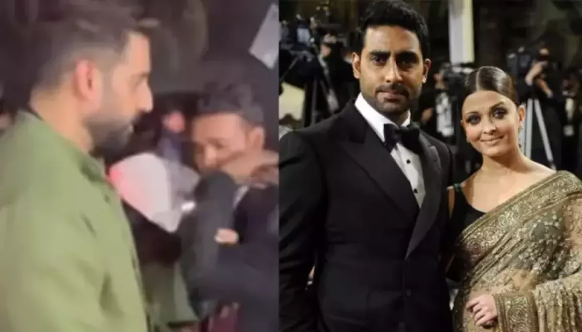 Abhishek Bachchan Protects Aishwarya And Aaradhya, Loses His Calm Over Shutterbugs, ‘Chillao Maat’