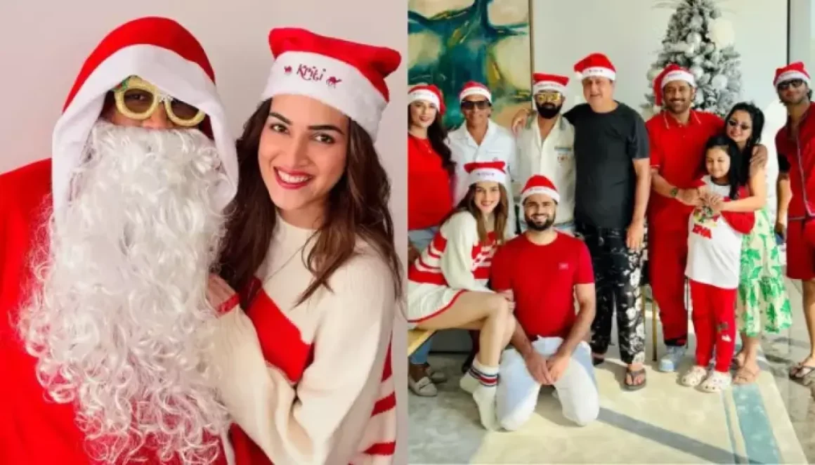 Kriti Sanon Rings In Christmas Day With Alleged BF, Kabir Bahia, MS Dhoni Steps Into Santa’s Shoes