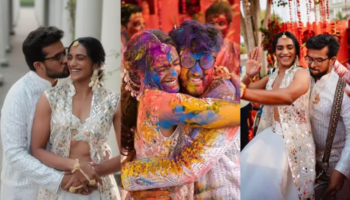 PV Sindhu's Gutsy White Lehenga For 'Haldi' Is A Major Fashion Statement For All 2025 Brides To Note