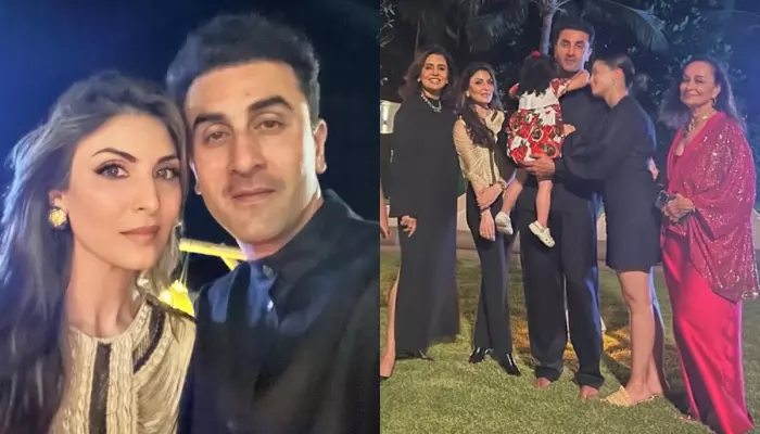 Raha Clinges To Daddy, Ranbir In A Floral Outfit In A Love-Filled Family Pic Featuring Alia, Others