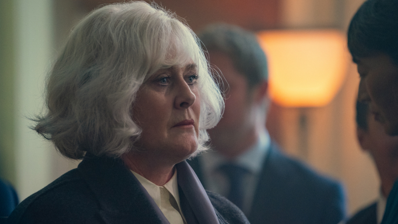 Sarah Lancashire in 'Black Doves'. Photo: Netflix.