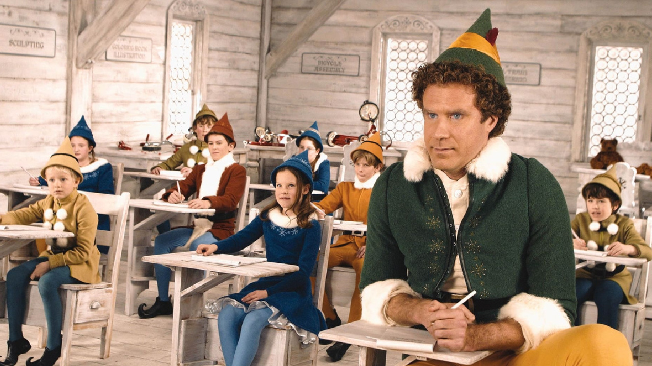 (Right) Will Ferrell in 'Elf.' Photo: New Line Cinema.