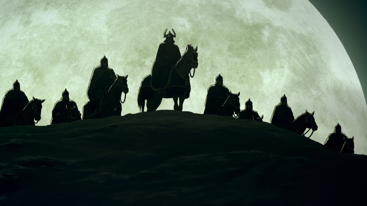 A Battle Scene from New Line Cinema’s and Warner Bros. Animation’s epic anime adventure 'The Lord of the Rings: The War of the Rohirrim,” a Warner Bros. Pictures release. Photo Credit: Courtesy of Warner Bros. Pictures. Copyright: © 2024 Warner Bros. Entertainment Inc. All Rights Reserved.