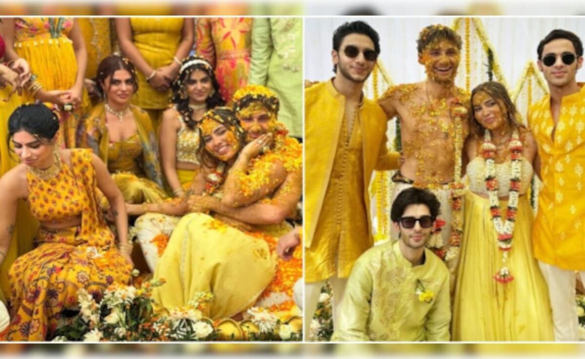 Khushi Kapoor’s Plus One At BFF Aaliyah Kashyap’s Haldi Ceremony Was Rumoured Boyfriend Vedang Raina