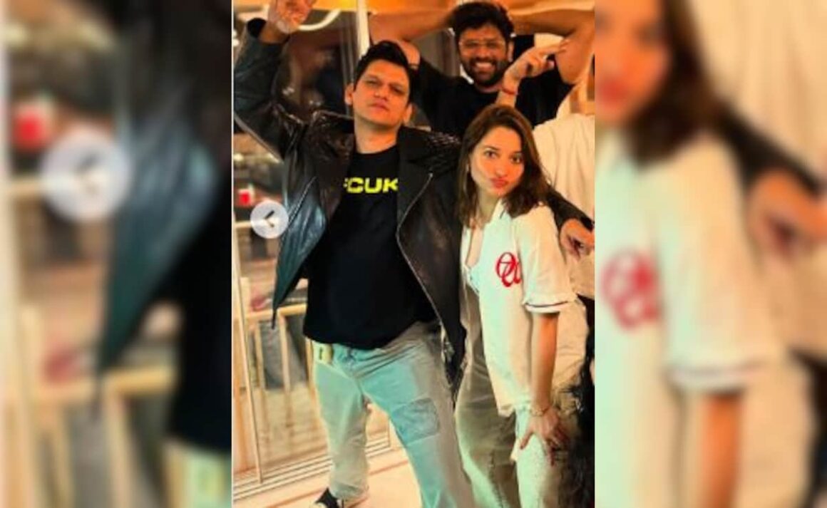 Vijay Varma And Tamannaah Bhatia Have A Blast At The Actress’s House For Sikandar Ka Muqaddar Watch Party