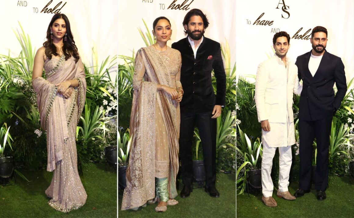 Sobhita Dhulipala-Naga Chaitanya, Abhishek Bachchan, Suhana Khan At Aaliyah Kashyap’s Reception Party