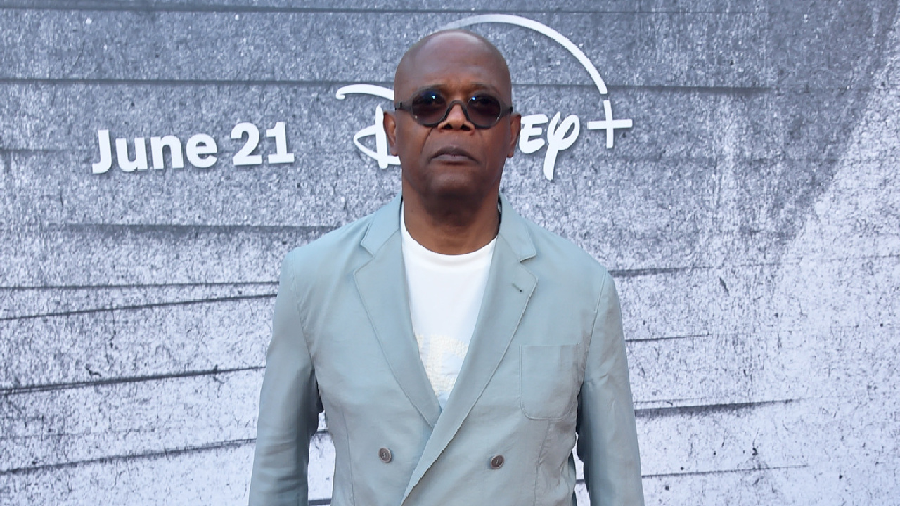 Samuel L. Jackson at the red carpet premiere of Marvel Studios' 'Secret Invasion.'