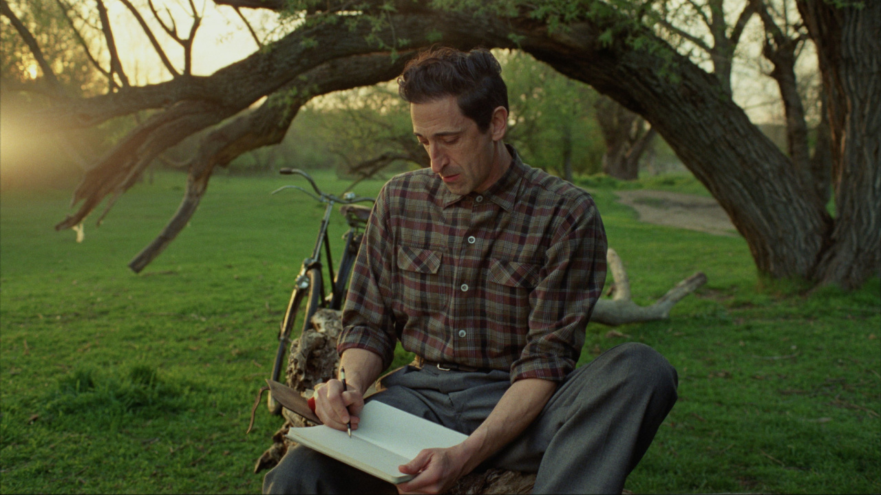 Adrien Brody in 'The Brutalist'. Photo: A24.