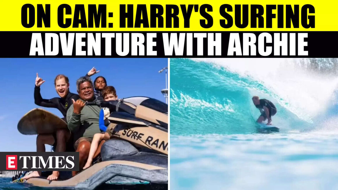 Prince Harry Goes Surfing With Son, Rare California Outing Of Prince Archie Caught On Camera