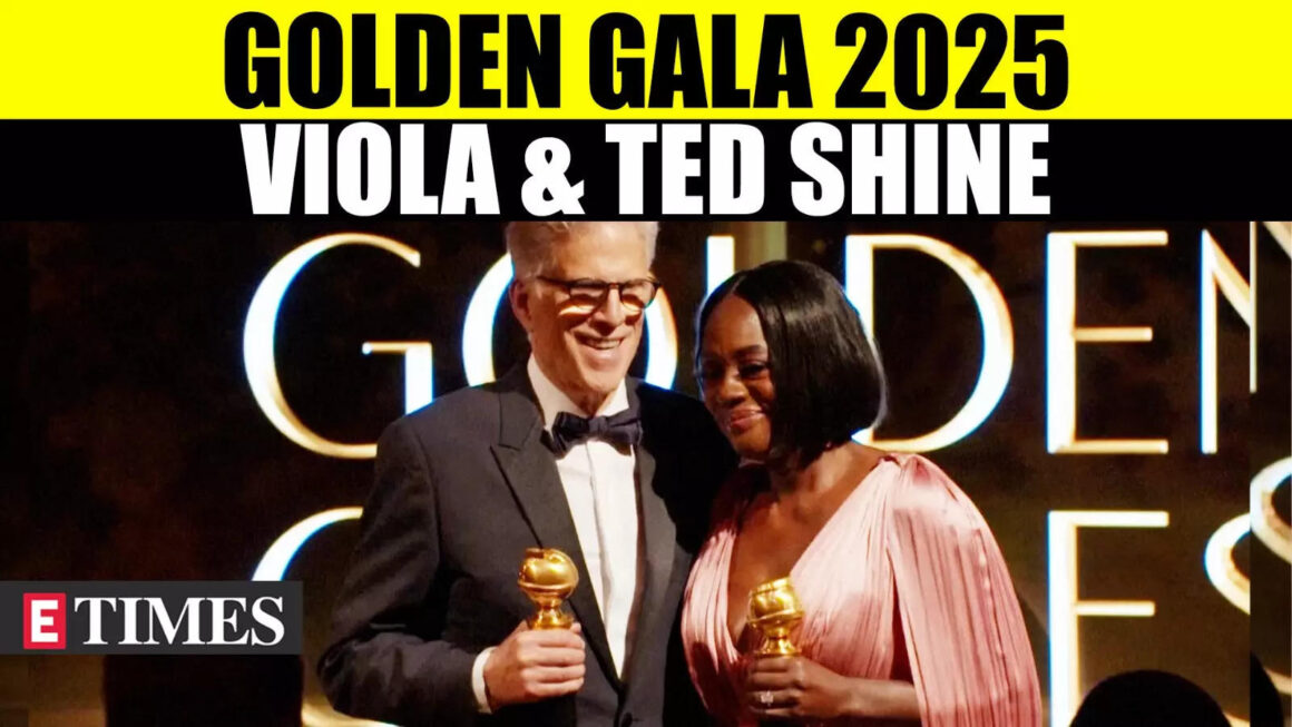 'Someone Just Set Me On Fire': At Golden Globes Gala 2025, Viola Davis & Ted Danson Shine | Watch