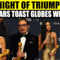 Zoe Saldana, Anna Sawai, Hiroyuki, Colin & Others Celebrate Golden Globe Victory