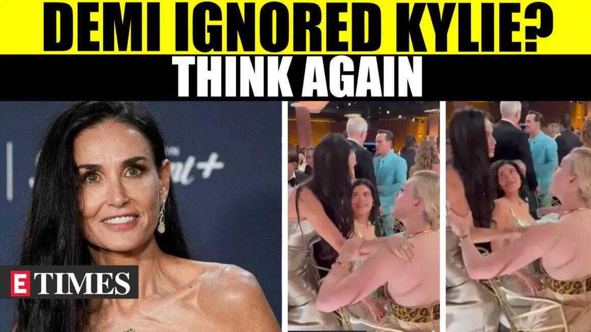 What Really Went Down Between Demi Moore and Kylie Jenner at the Golden Globes 2023