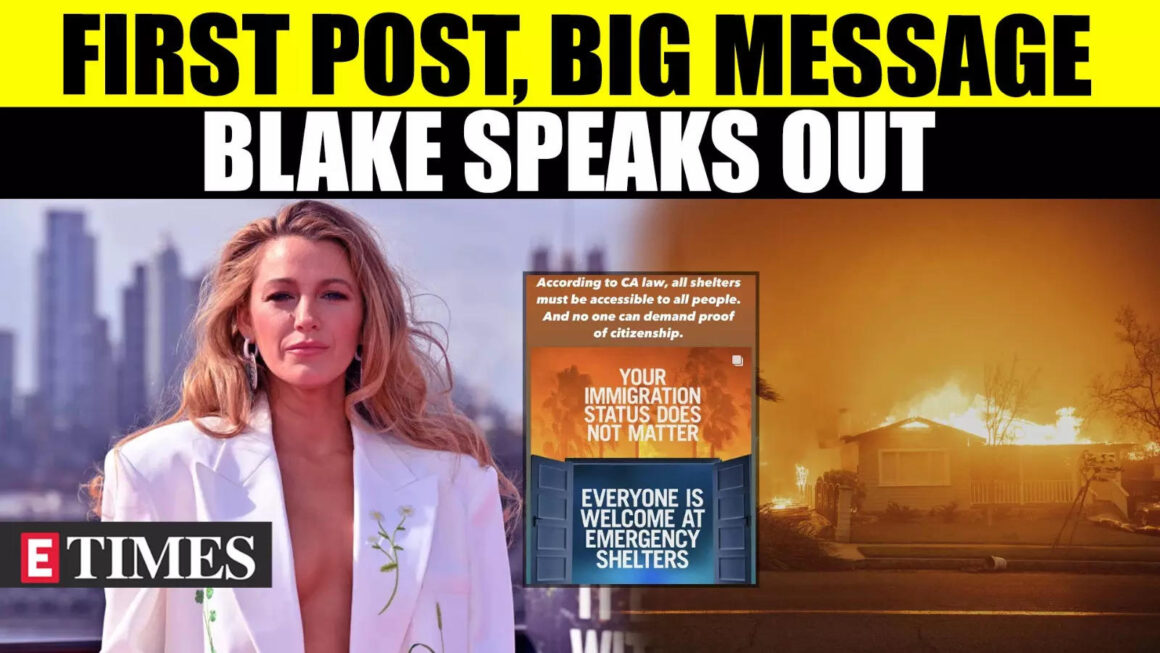 Blake Lively’s First Words Since Justin Baldoni Drama; A Heartfelt Plea For Burning LA