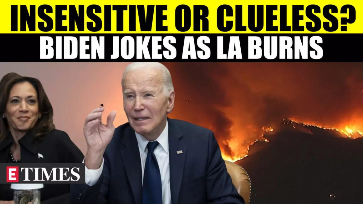 Joe Biden’s Tone-Deaf Wildfire Joke Sparks Fury Across Social Media | WATCH