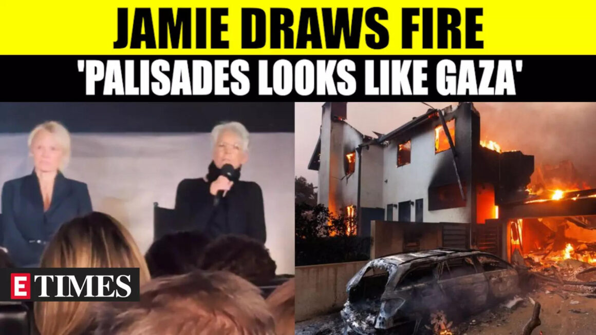 Jamie Lee Curtis Faces Backlash Over Comparing LA Wildfires To Gaza