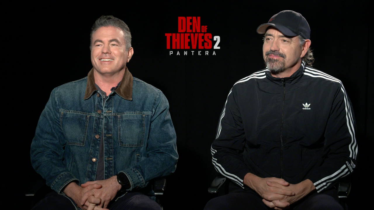 (L to R) Producer Tucker Tooley and writer and director Christian Gudegast for 'Den of Thieves 2: Pantera'.